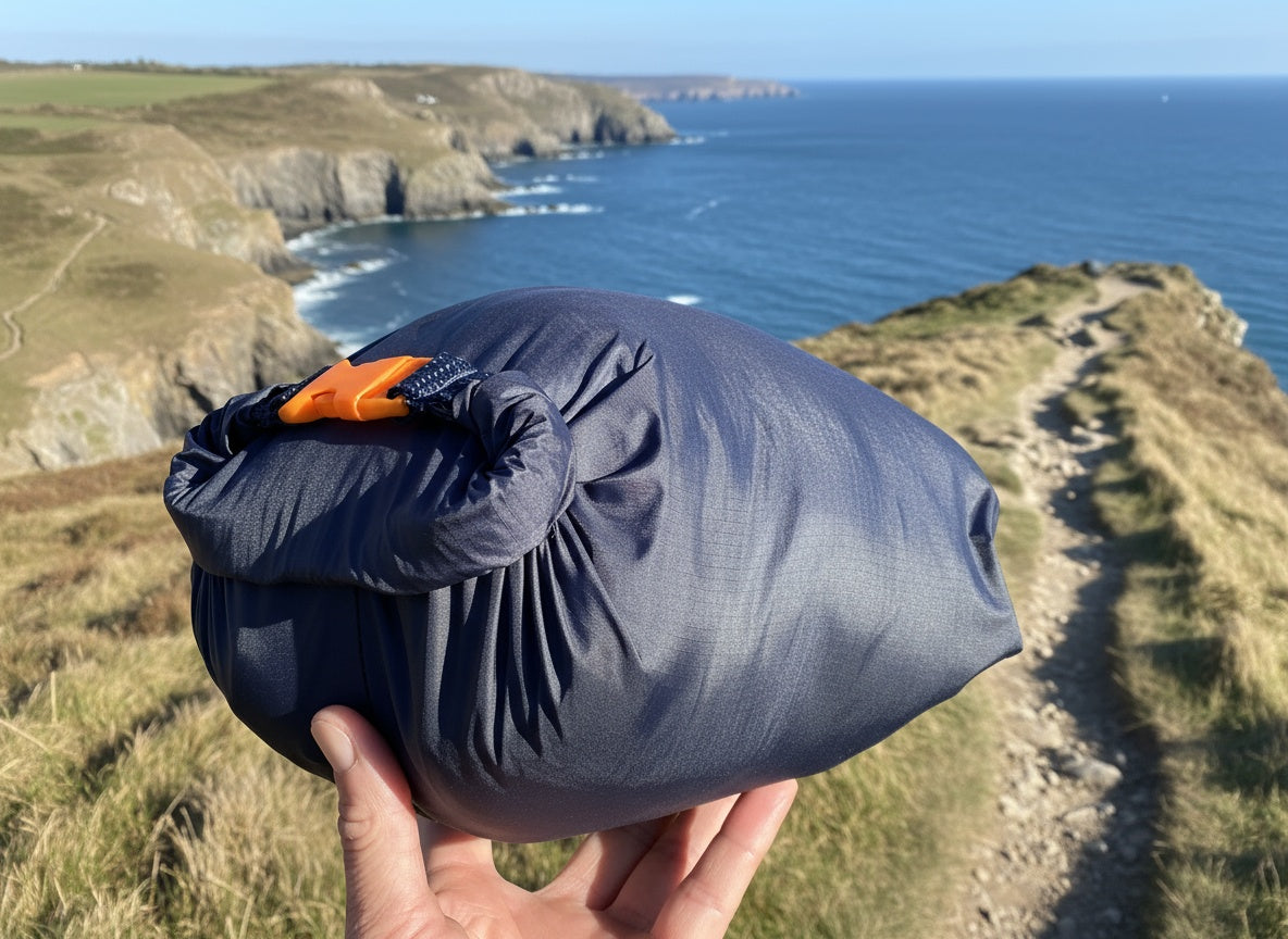 Medium Travel Dog Bed | Blue & Blue